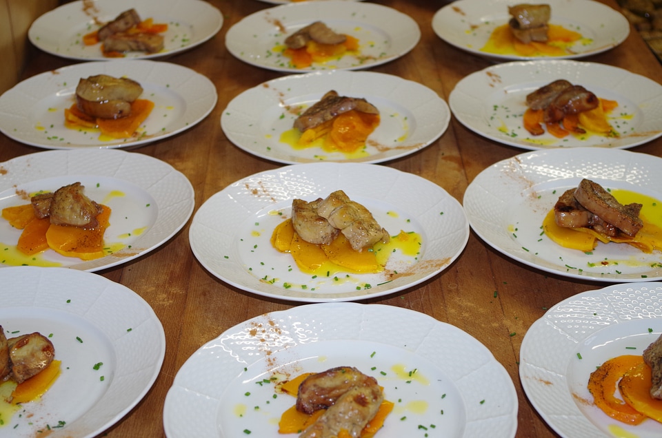 Serving meal kitchen