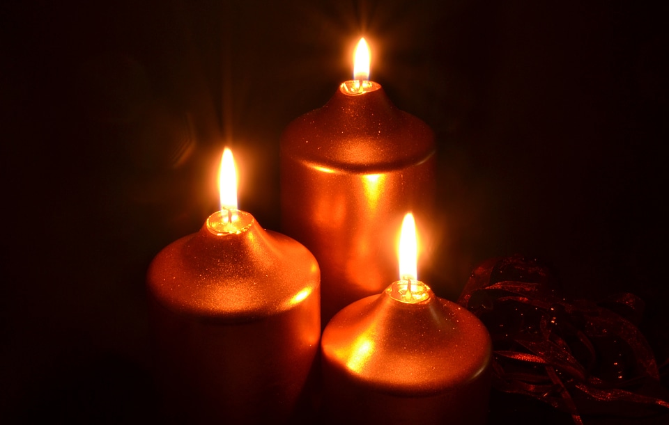 Candlelight christmas sparkle