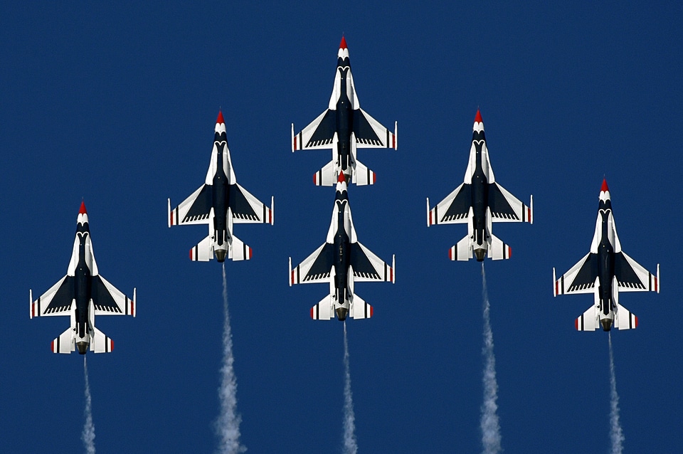 Military aircraft jets