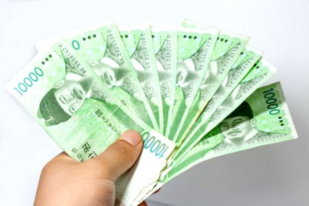 한국돈 한국 현금 지폐 1만원 Korean Money Cash Ten thousand won