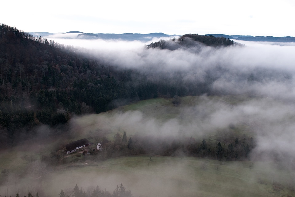 Fog swabian-alb lighting