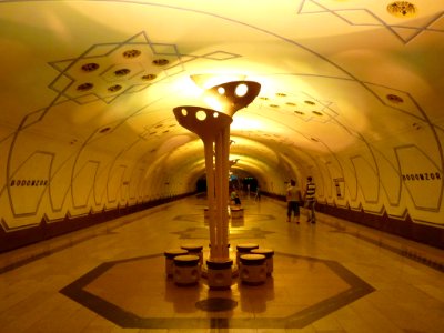 Tashkent metro station "Bodomzor