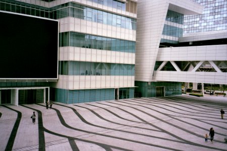 中信金融園區的廣場