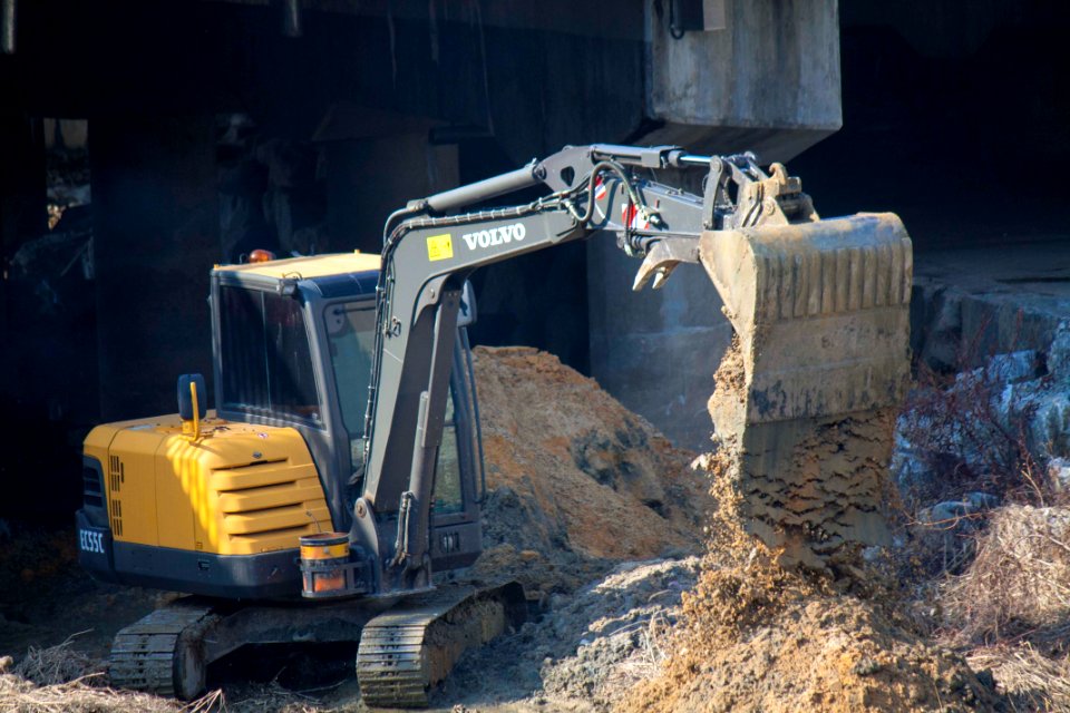 굴삭기 공사장 중장비 Excavators Construction