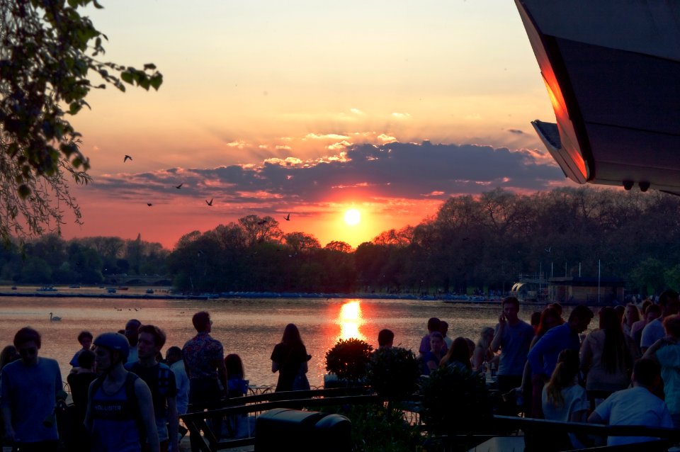 Sunset at the Hyde Park, London, 2771 AUC