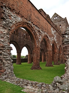 Building church ruins scotland photo