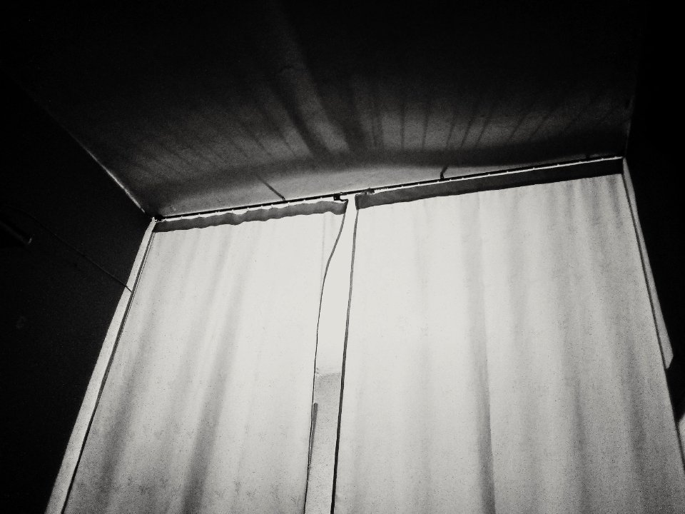 Cortinas cerradas
