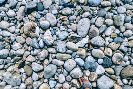 Giant pebbles on Block Island, RI photo