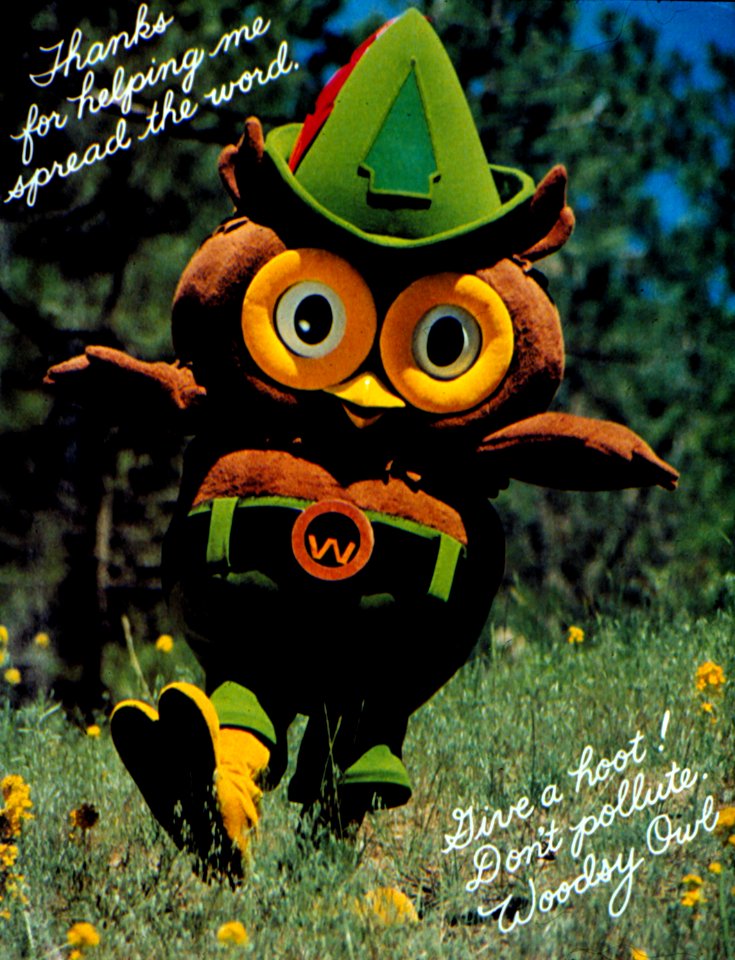 Woodsy Owl Poster 3-1982