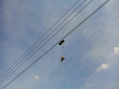 Zapatillas colgantes