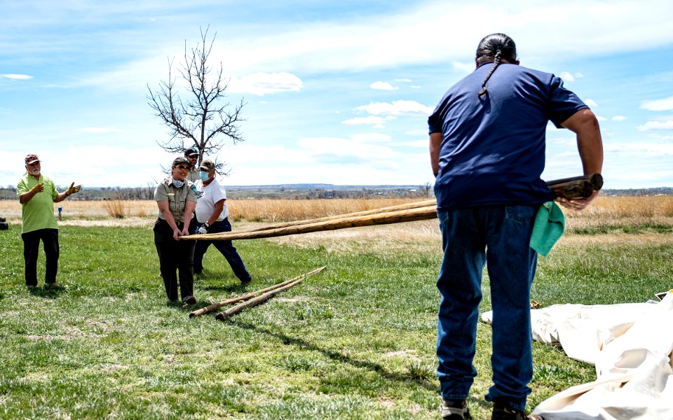 Pretty Shield Foundation Teepee Build