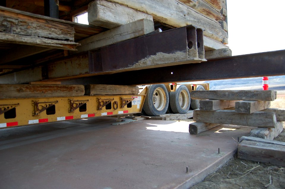 Western Energy Coal Reclamation Cabin Move