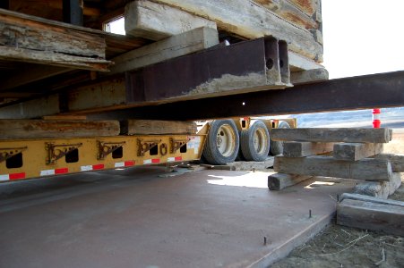 Western Energy Coal Reclamation Cabin Move photo