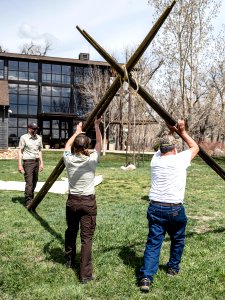 Pretty Shield Foundation Teepee Build