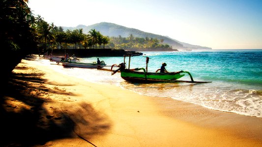 Beach of Candidasa, Bali, Indonesia