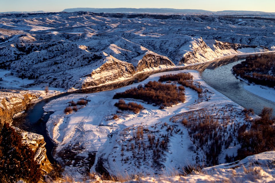 Bird's Eye of Yellowstone River
