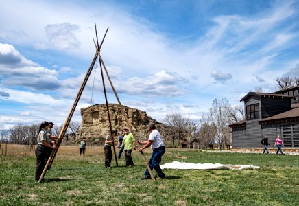 Pretty Shield Foundation Teepee Build
