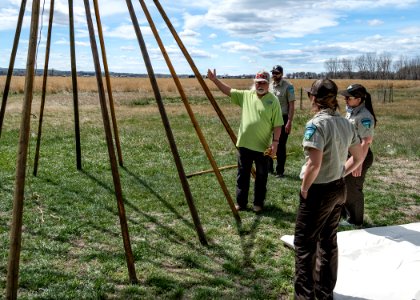 Pretty Shield Foundation Teepee Build