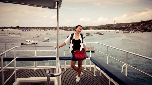 Selfie @ Dek Paling Atas Bali Hai Cruise