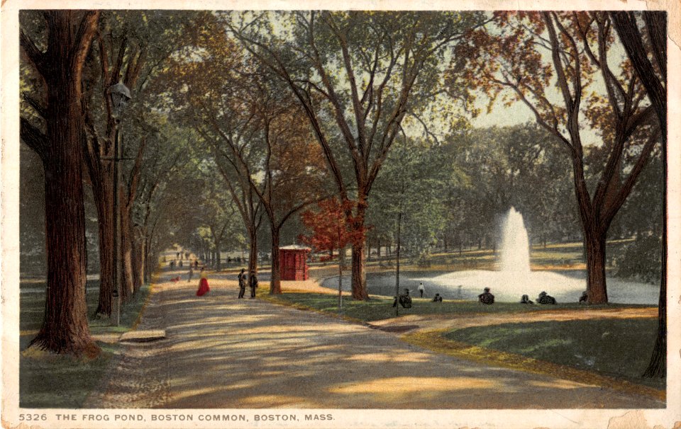 5326 THE FROG POND BOSTON COMMON BOSTON MASSACHUSETTS