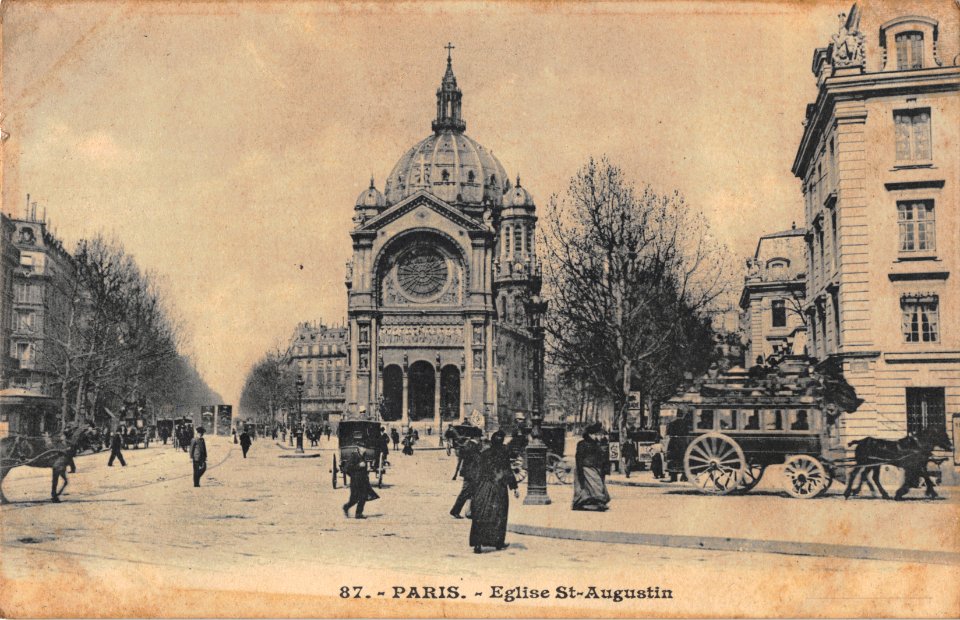 87 PARIS - EGLISE ST-AUGUSTIN