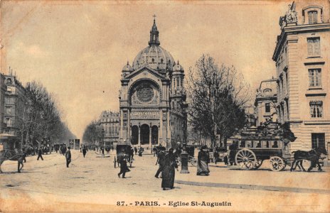 87 PARIS - EGLISE ST-AUGUSTIN