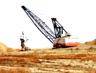 Western Energy Coal Reclamation Cabin Move photo