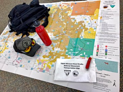 NEWS RELEASE 2017 March 1 Travel Map available for Missouri Breaks Monument JC Moor PHOTO