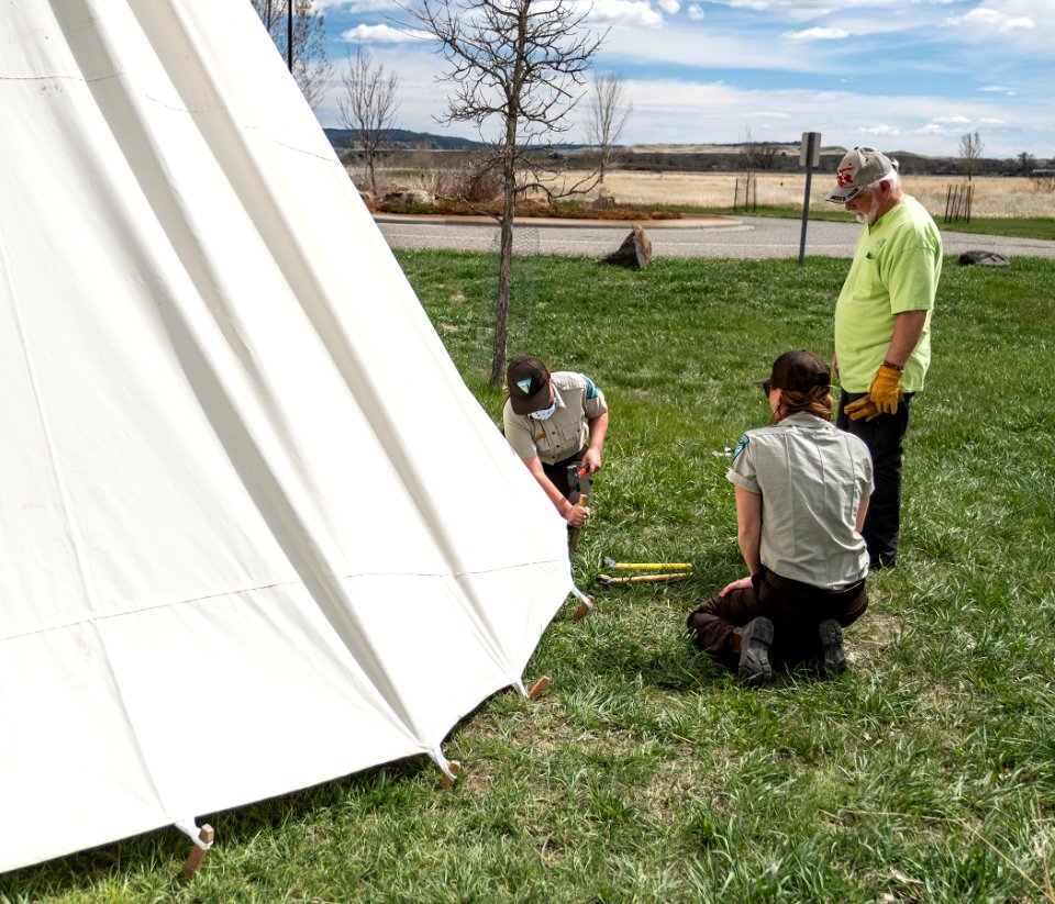 Pretty Shield Foundation Teepee Build