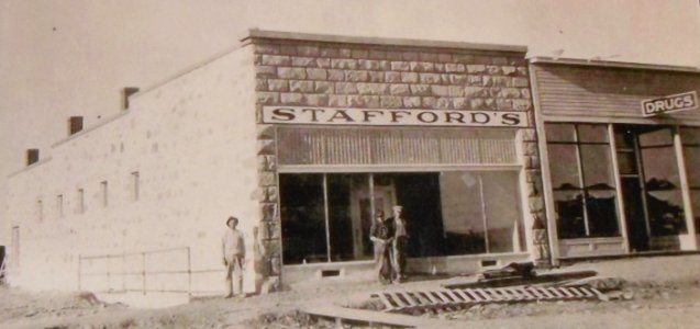 Staffords Grocery Store circa 1914