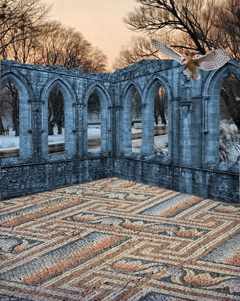 Floor arches sunrise