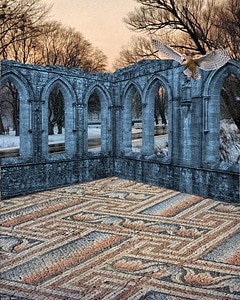 Floor arches sunrise