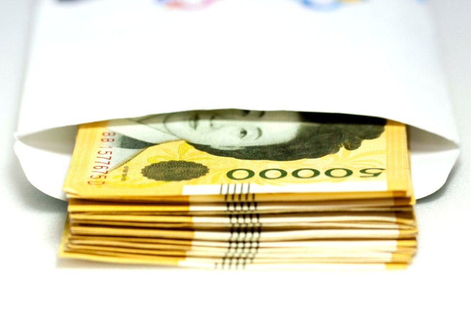 돈봉투 월급날 급여 Money bags Pay Day Salary
