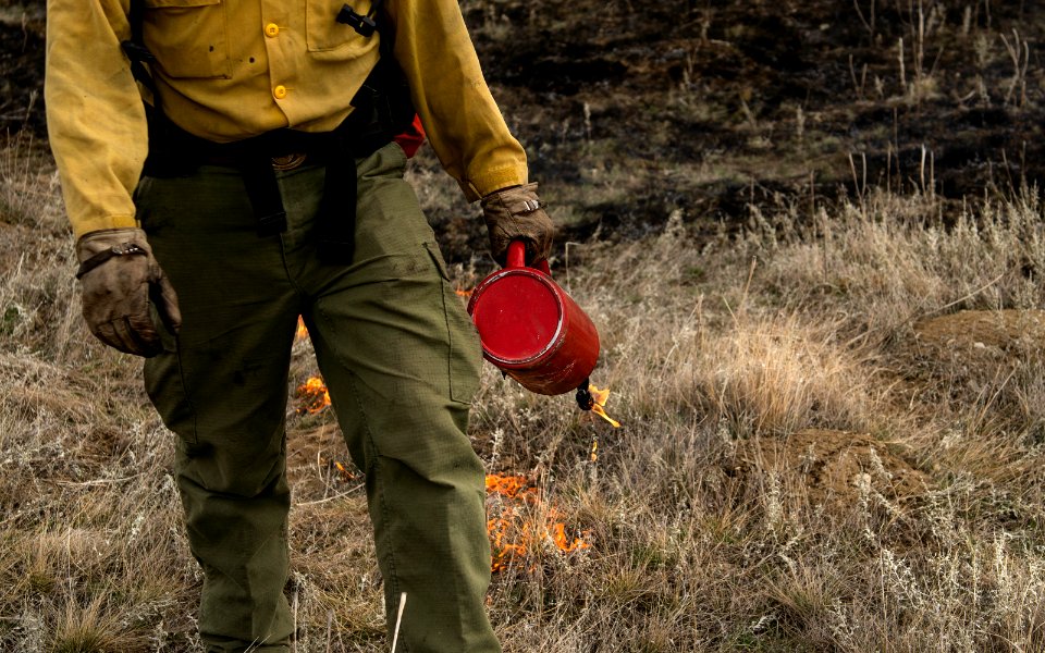 Kendall Coulee South Rx Fire