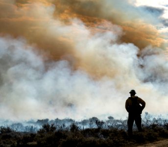 Kendall Coulee South Rx Fire photo