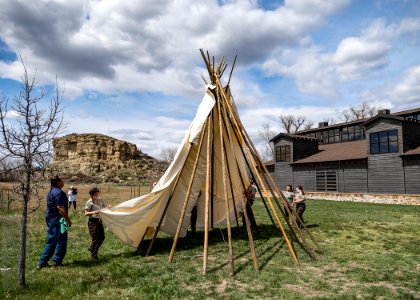 Pretty Shield Foundation Teepee Build