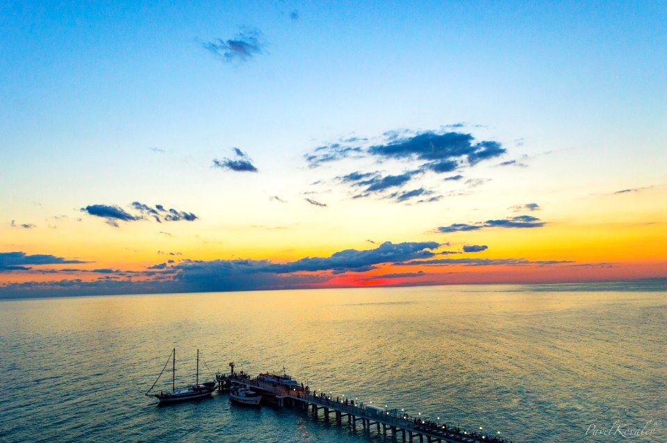 The sunset