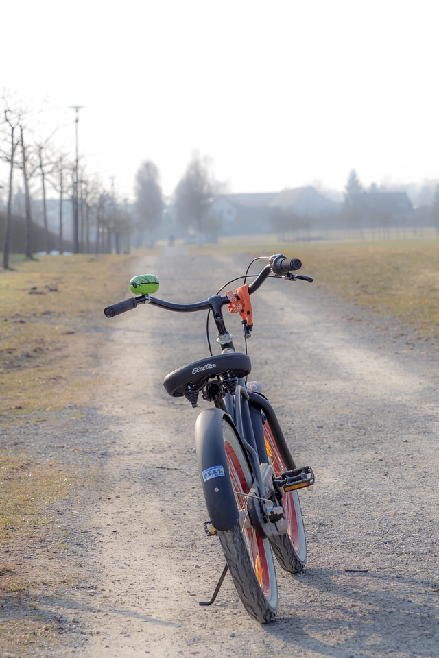 Parking cycling mountain bike