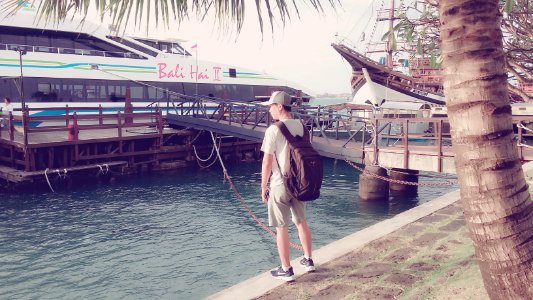 Menunggu Boarding naik Bali Hai Cruise #Lembongan Island #Nusa Lembongan