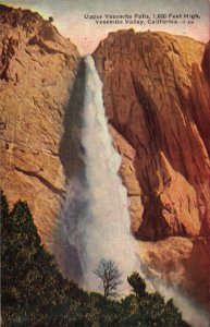 UPPER YOSEMITE FALLS 1600 FEET HIGH YOSEMITE VALLEY CALIFORNIA