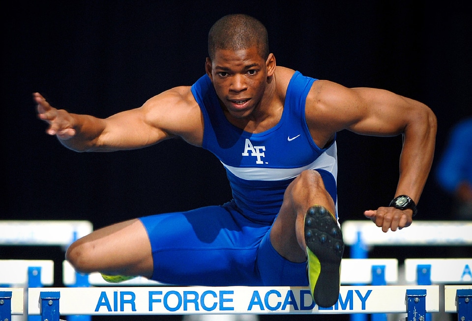 Hurdler track track and field