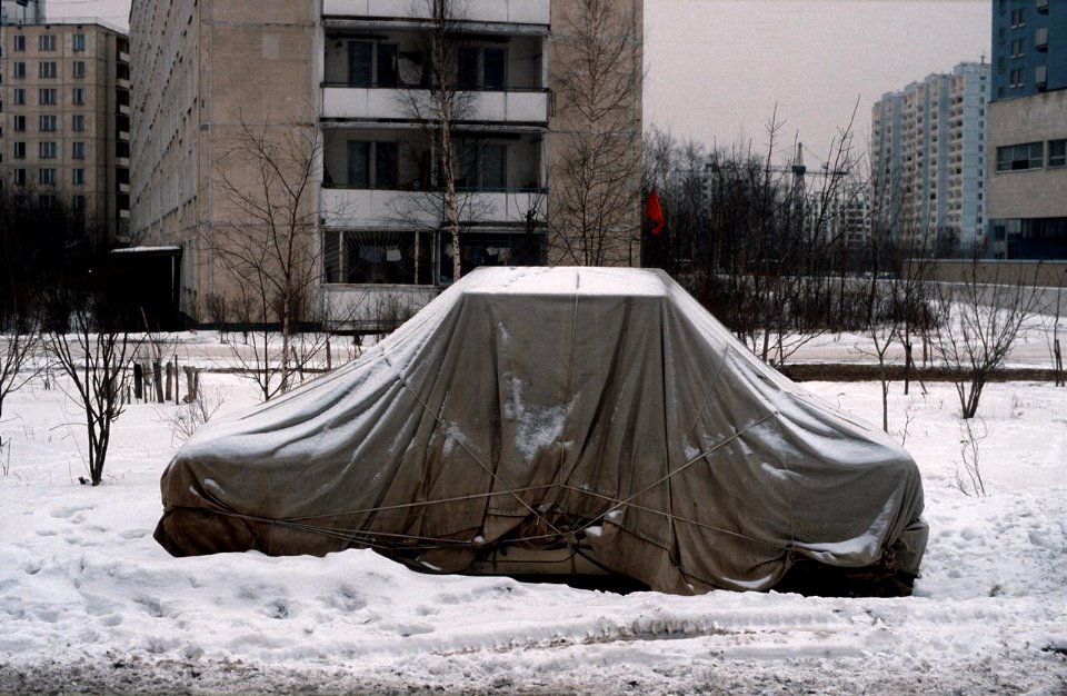 zaz 968  covered  car cover