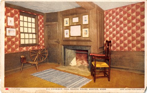 ELL CHAMBER PAUL REVERE HOUSE BOSTON MASSACHUSETTS