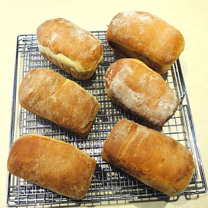 White flour baked food