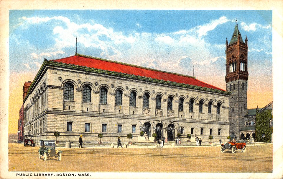 PUBLIC LIBRARY BOSTON MASSACHUSETTS