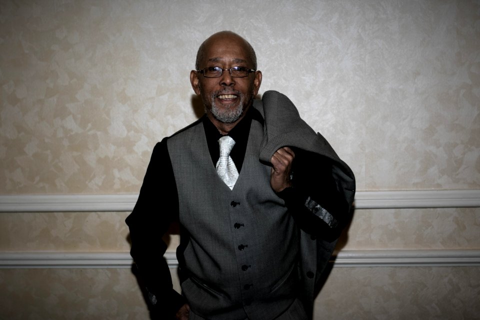 Akwasi Evans at the Austin Firefighter's Ball in January 2019.