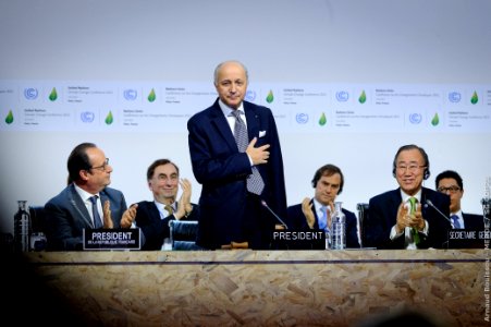 Comité de Paris en salle pleinière Seine pendant la COP21