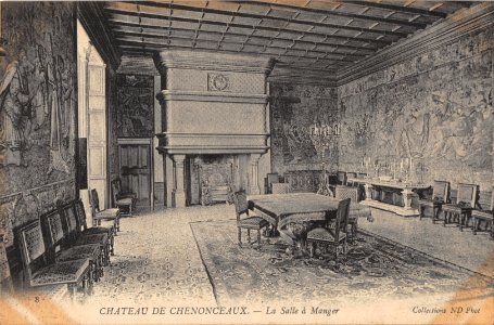 8 CHATEAU DE CHENONCEAUX - LA SALLE A MANGER