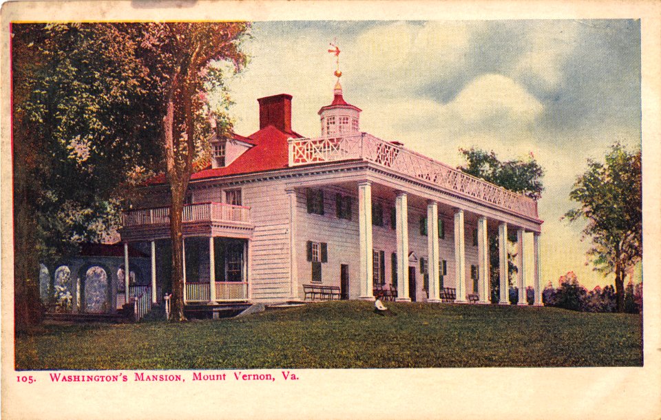 105.WASHTINGTONS MANSION, MOUNT VERNON VIRGINIA