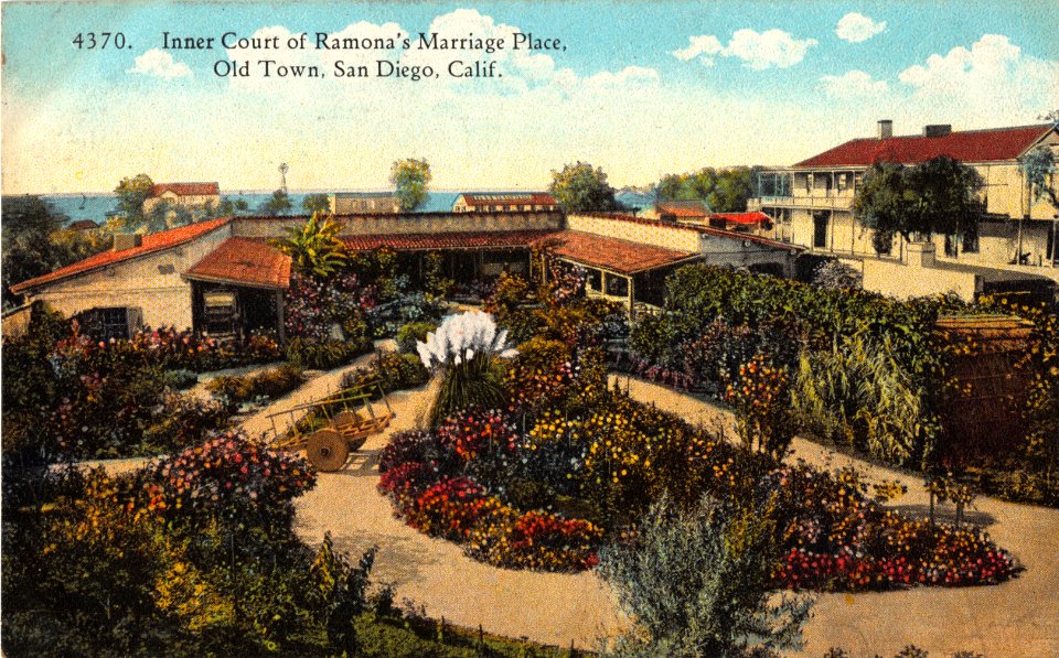 4370. INNER COURT OF RAMONA MARRIAGE PLACE OLD TOWN SAN DIEGO CALIFORNIA